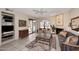 Comfortable living room with sliding glass doors and tile flooring at 6945 E Cochise E Rd # 117, Paradise Valley, AZ 85253