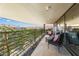 Serene balcony with seating, plants and scenic views at 7131 E Rancho Vista Dr # 7011, Scottsdale, AZ 85251