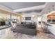 Inviting living space with sliding doors to a patio with views and an open kitchen at 7131 E Rancho Vista Dr # 7011, Scottsdale, AZ 85251