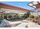 Relaxing patio offers stunning views and comfortable lounge chairs at 7131 E Rancho Vista Dr # 7011, Scottsdale, AZ 85251