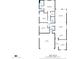 Detailed floor plan shows layout of bedrooms, bathrooms, kitchen, living areas and garage at 1081 W Stephanie Ln, San Tan Valley, AZ 85143