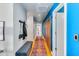 Hallway featuring stylish decor and leading to various rooms of the home at 1329 E Catalina Dr, Phoenix, AZ 85014