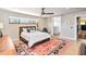 Brightly lit main bedroom features a large window and modern decor at 1329 E Catalina Dr, Phoenix, AZ 85014