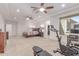 Expansive main bedroom offers a large layout, recessed lights, and a home gym area at 14107 W Christy Dr, Surprise, AZ 85379