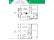 Detailed floor plan showcasing the layout of the home, including bedrooms, bathrooms, and living areas at 16875 N 12Th St # 31, Phoenix, AZ 85022
