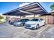 Convenient covered parking spot for three vehicles in a well-maintained community at 1733 N Miller Rd, Scottsdale, AZ 85257