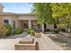 The back patio offers a cozy gathering spot, complemented by manicured landscaping and a refreshing outdoor ambiance at 1896 E Stephens Dr, Tempe, AZ 85283