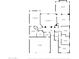 Detailed floor plan showcases a spacious layout with a primary bedroom, Gathering room, and three-car garage at 1896 E Stephens Dr, Tempe, AZ 85283