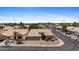Aerial view shows beautiful desert homes on a corner lot with mature landscaping in a desirable location at 1896 E Stephens Dr, Tempe, AZ 85283