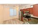 Bright kitchen featuring stainless steel appliances, dark wood cabinetry, and sleek countertops at 21050 E Tierra Grande --, Queen Creek, AZ 85142