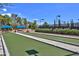 Enjoy a game of bocce ball on this well-maintained court surrounded by greenery and shady benches at 22504 N San Ramon Dr, Sun City West, AZ 85375