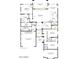 Detailed floor plan showcasing the layout of a spacious single-Gathering home with multiple bedrooms and living areas at 24088 S 218Th Pl, Queen Creek, AZ 85142