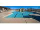 Beautiful community pool with marked lanes surrounded by plenty of lounge seating for residents enjoyment at 4050 E Brittlebush Ln, San Tan Valley, AZ 85140