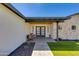 Inviting entryway with stylish double doors and a cozy seating area at 5425 E Avalon Dr, Phoenix, AZ 85018