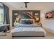 Elegantly designed bedroom with sophisticated decor, modern furnishings, and a serene, inviting ambiance at 6142 E Alta Hacienda Dr, Scottsdale, AZ 85251