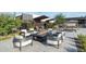 Inviting outdoor area with comfortable seating and a modern fire pit for cozy evenings at 6142 E Alta Hacienda Dr, Scottsdale, AZ 85251