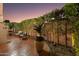 Beautiful backyard featuring lush landscaping, ample seating and a serene view of the well-maintained yard at 7710 N Via De Fonda St, Scottsdale, AZ 85258
