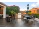 Outdoor kitchen and dining area, perfect for grilling and entertaining in style at 9721 E Juanita Ave, Mesa, AZ 85209