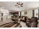 Comfortable living room boasts an open floor plan, modern lighting, and neutral color palette at 1022 N Kirby St, Gilbert, AZ 85234