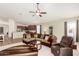 Expansive living area seamlessly connects to the kitchen with an open layout for modern living at 1022 N Kirby St, Gilbert, AZ 85234