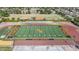 An aerial view of the Corona Del Sol Aztecs football field at 1349 N Lakeshore Dr, Chandler, AZ 85226