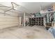 Spacious three car garage providing ample storage and parking at 1349 N Lakeshore Dr, Chandler, AZ 85226
