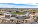 Panoramic aerial shot of the Peoria Sports Complex showing entire baseball field and surrounding area at 16010 N 74Th Ln, Peoria, AZ 85382