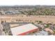 Aerial view of sports complex and nearby neighborhood; ideal for community members and activities at 16010 N 74Th Ln, Peoria, AZ 85382