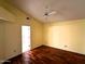 Vaulted bedroom offers hardwood floors and ample natural light at 1836 N Stapley Dr # 88, Mesa, AZ 85203