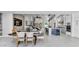 Open-concept dining area featuring modern lighting, table, and kitchen island at 20274 N 76Th Way, Scottsdale, AZ 85255