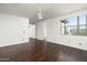 Bright bedroom with hardwood floors and ample natural light at 20802 N Grayhawk Dr # 1123, Scottsdale, AZ 85255