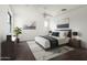 Modern bedroom featuring stylish decor, soft rug, and natural light at 20802 N Grayhawk Dr # 1123, Scottsdale, AZ 85255