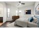 Cozy bedroom with modern decor and plenty of natural light at 20802 N Grayhawk Dr # 1123, Scottsdale, AZ 85255