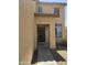 Covered porch and front door, providing shade and curb appeal to the home at 20941 N Leona Blvd, Maricopa, AZ 85138
