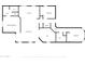 Detailed floor plan showcases the layout of the bedrooms, bathrooms, and living spaces at 22576 N Davis Way, Maricopa, AZ 85138