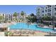 Stunning pool surrounded by lush landscaping; ideal for relaxation and recreation at 2511 W Queen Creek Rd # 337, Chandler, AZ 85248