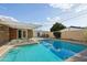 Backyard oasis with a shimmering pool, a covered patio, and ample lounging space for outdoor entertainment at 3202 N 21St St, Phoenix, AZ 85016