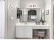 A bathroom features a vanity, mirror, and a stool at 337 N 103Rd Pl, Apache Junction, AZ 85120