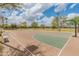 Outdoor basketball court available for residents of this community at 44574 W High Desert Trl, Maricopa, AZ 85139