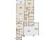 Detailed floor plan showcasing the layout of the home, including the kitchen, bedrooms, garage, and outdoor spaces at 46887 W Old Timer Rd, Maricopa, AZ 85139