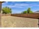 Large gravel backyard with block wall fence at 4723 W Samantha Way, Laveen, AZ 85339