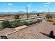 View from roof overlooking desert landscape and the beautiful mountain backdrop at 5543 W Kowalsky Ln, Laveen, AZ 85339