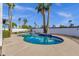 Landscaped backyard featuring a sparkling pool with lush surroundings and ample space for relaxation and entertainment at 6401 E Voltaire Ave, Scottsdale, AZ 85254
