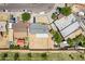Bird's eye view of the home showing roof and backyard privacy fence at 6501 W Columbus Ave, Phoenix, AZ 85033