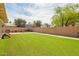 Expansive artificial turf backyard area at 6701 W Catalina Dr, Phoenix, AZ 85033