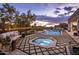 Luxurious backyard with large pool, hot tub, and outdoor lounge area perfect for entertaining at 7327 E La Junta Rd, Scottsdale, AZ 85255