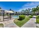 Community pool area surrounded by green landscape at 8225 N Central Ave # 44, Phoenix, AZ 85020