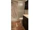 Modern bathroom featuring a stand up shower with marble tile, and new vanity at 913 E Beryl Ave, Phoenix, AZ 85020