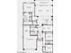 Detailed floor plan featuring a 3-car tandem garage, great room, primary suite, and covered outdoor living area at 10211 W Columbus Ave, Avondale, AZ 85392