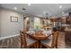 Inviting dining area adjacent to kitchen, perfect for entertaining Gathering and friends at 10539 E Corbin Ave, Mesa, AZ 85212